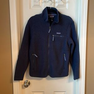Patagonia, Navy blue, Sherpa Jacket, Mens Small